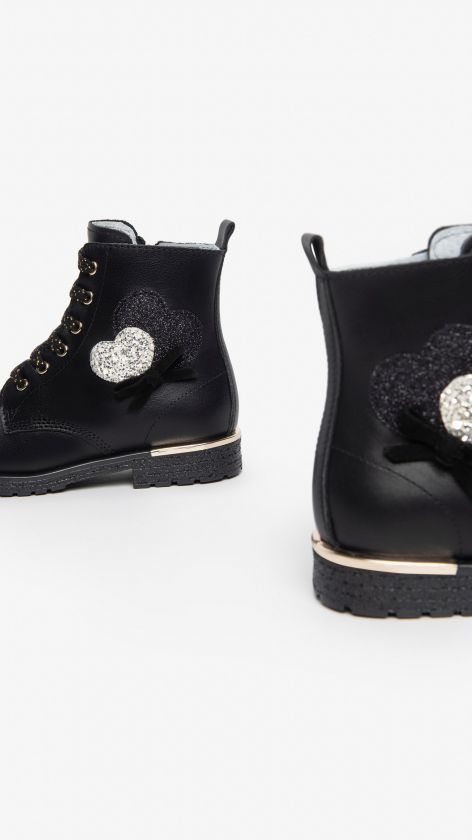 Anfibi Junior Anfibi Bambina Nero Giardini Anfibi Nero Giardini