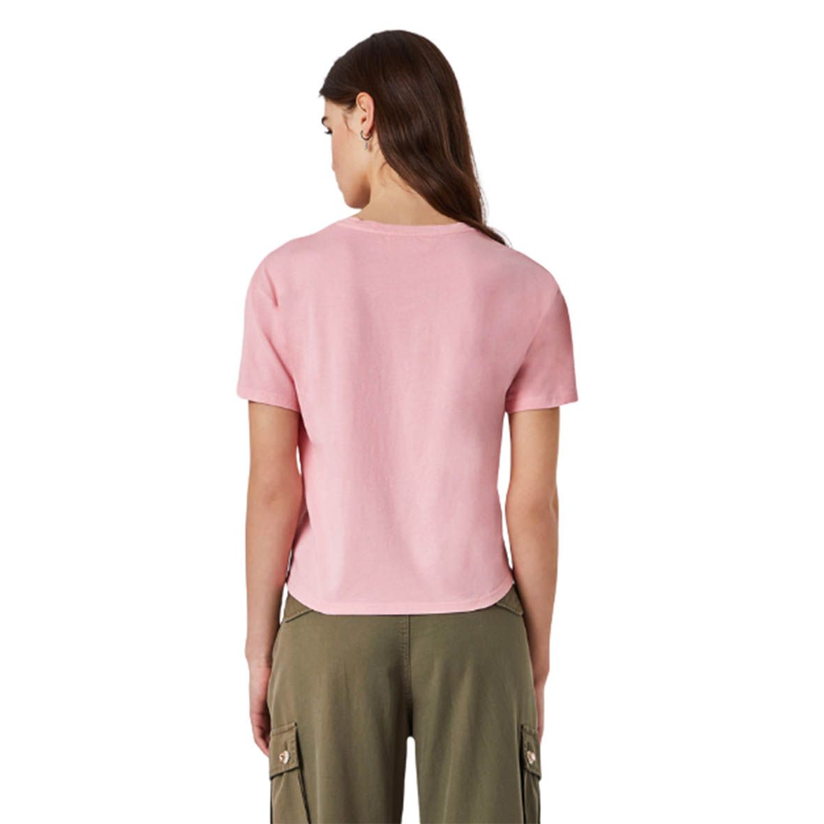 Blumarine Cotton T-shirt with pearls - Pink - Women | 2721185