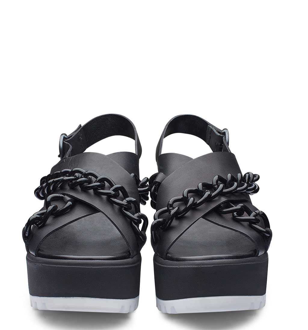 Cult scarpe donna Sandali Jam con Tacco Zeppa Neri CLE102961