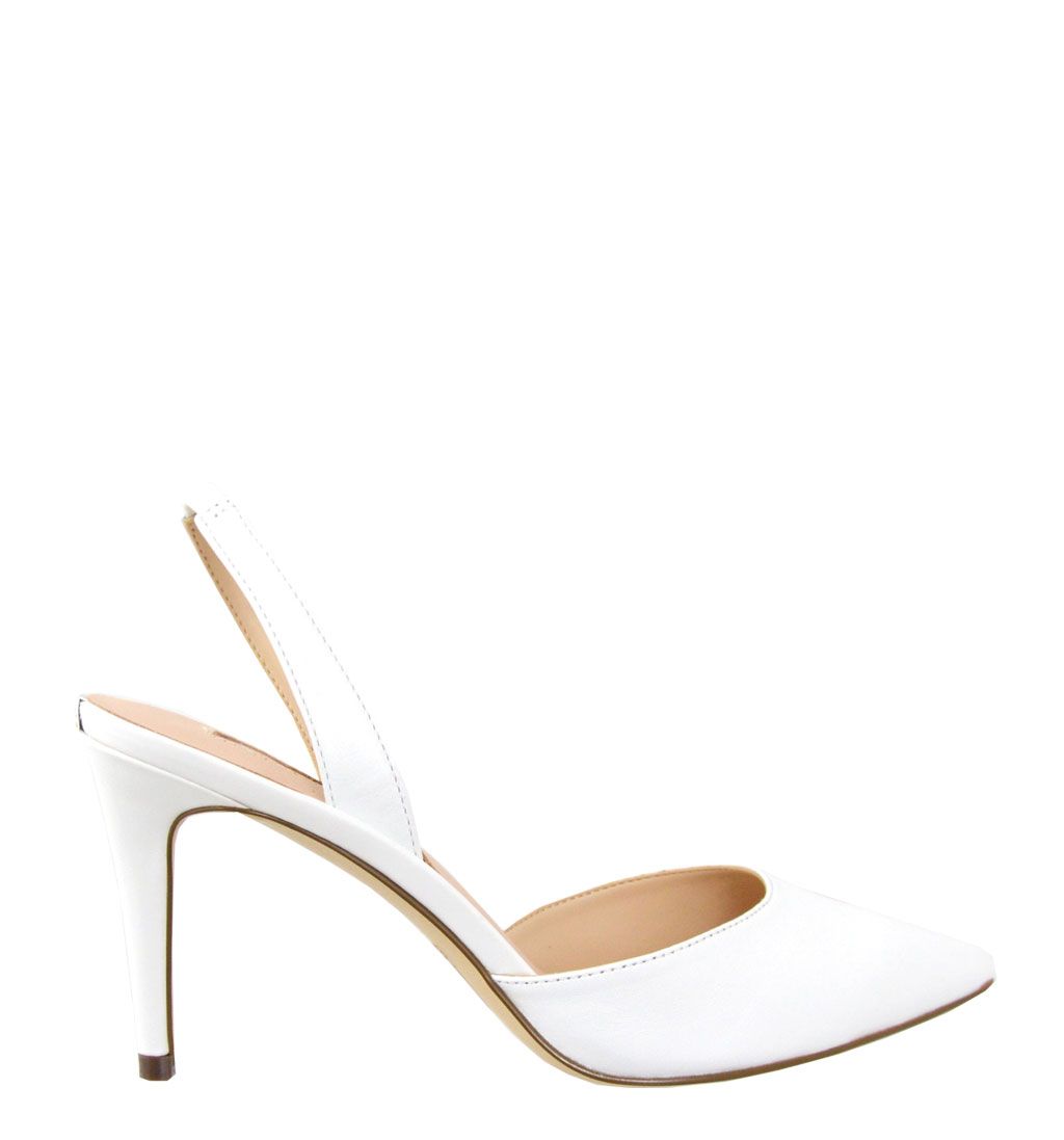 Guess sposa decolletè in vera pelle | 119 euro | FLBYR1LEA05WHITE