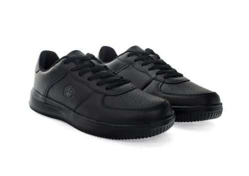 Lumberjack Joele - Scarpe In Pelle Con Lacci Sneakers Basse Uomo Nero Taglia 44