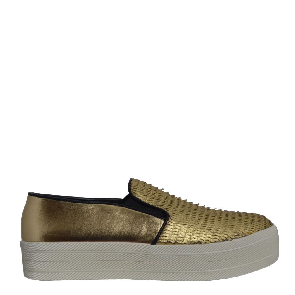 steve madden leather slip ons