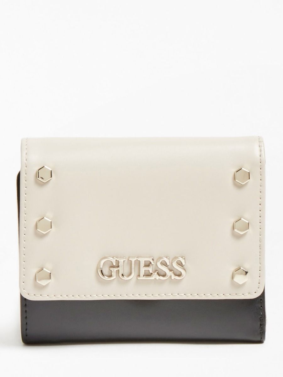 GUESS Borsa piccola trapuntata e borchie