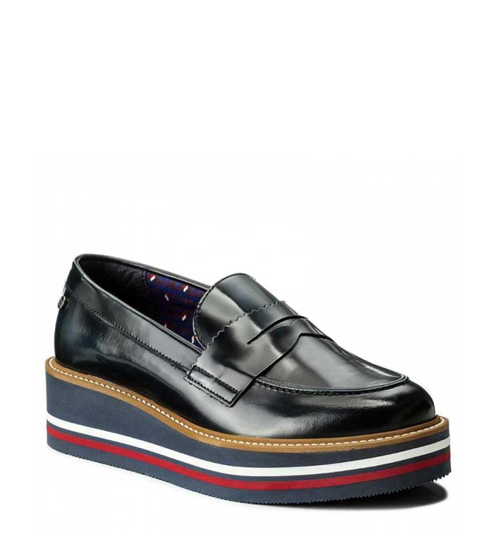Tommy hilfiger mocassini in pelle lucida FW0FW01962403. Shop Online