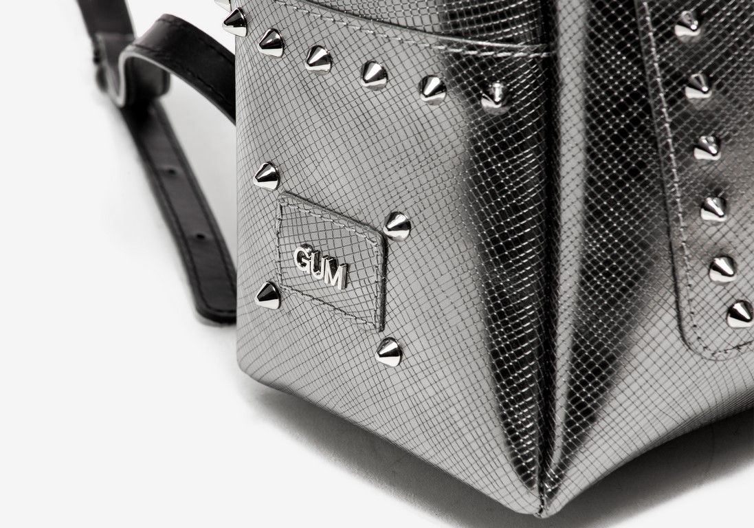 Gum by Gianni Chiarini zaino in ecopelle argento ZN17535347 .Shop