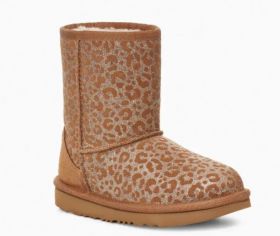 retro UGG AUSTRALIA CLASSIC II GLITTER LEOPARD STIVALI