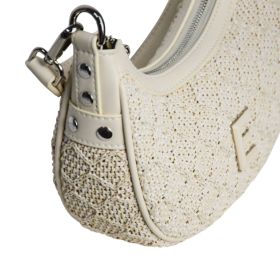 ERMANNO SCERVINO HOBO TERRA STRAW BORSA A MANO