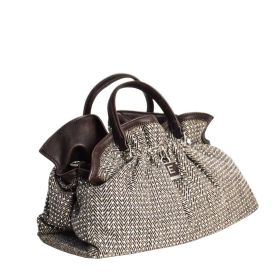 ERMANNO SCERVINO BORSA A MANO OCTAVIA HERRINGBONE