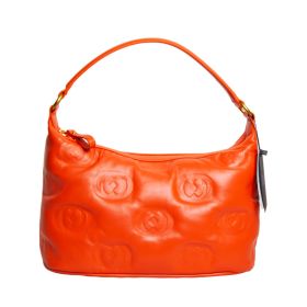 LA CARRIE BAG EMBOSSED LOGOS BIG LUCINE BORSA A SPALLA 