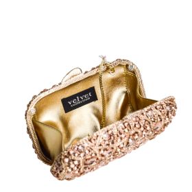 VELVET CLUTCH