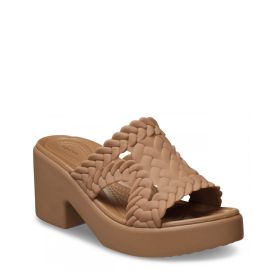 CROCS BROOKLYN WOVEN SLIDE SANDALS