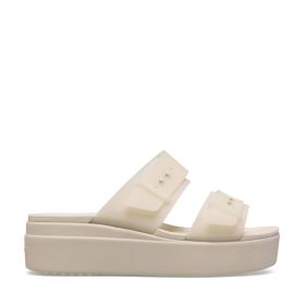 CROCS BROOKLYN BUCKLE FROSTED SANDALS