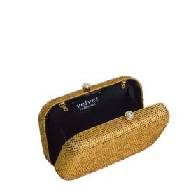 VELVET CLUTCH