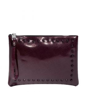 GUM BY GIANNI CHIARINI NUMBERS MIDI CLUTCH BAG