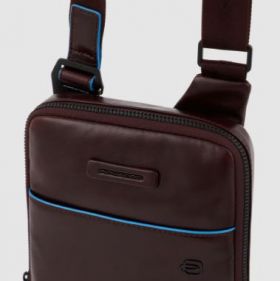 PIQUADRO BORSA A TRACOLLA BLUE SQUARE
