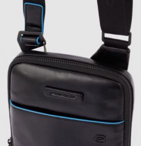 PIQUADRO BORSA A TRACOLLA BLUE SQUARE