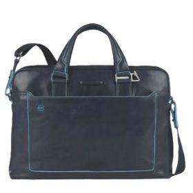 PIQUADRO BLUE SQUARE BRIEFCASE