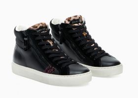 CRIME LONDON SNEAKERS HIGH TOP DOUBLE ZIP
