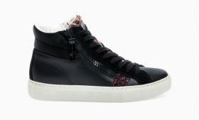 CRIME LONDON SNEAKERS HIGH TOP DOUBLE ZIP