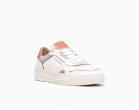 CRIME LONDON LOW TOP OFF COURT SNEAKERS