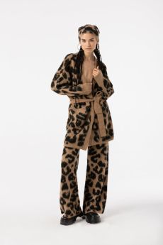 4GIVENESS PANTALONI WILD JACQUARD