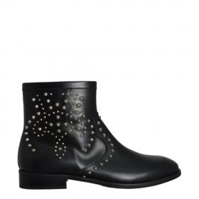 GALLUCCI LEATHER ANKLE BOOTS