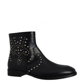 retro GALLUCCI LEATHER ANKLE BOOTS