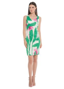 GAI MATTIOLO SHEATH DRESS  