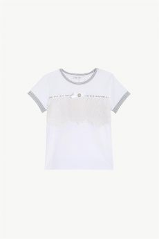 TWINSET T-SHIRT RUCHES