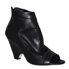 retro JFK ANKLE BOOTS OPEN TOE