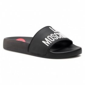 LOVE MOSCHINO FLAT SANDALS