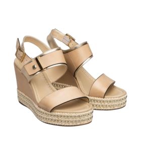 NEROGIARDINI SANDALS WEDGE