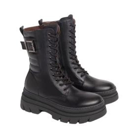 NEROGIARDINI LACE UP BOOTS