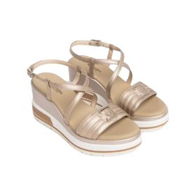 NEROGIARDINI WEDGE SANDALS