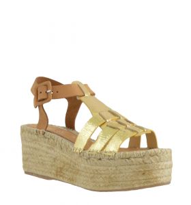 retro PALOMITAS BY PALOMA BARCELO' HONORIA WEDGE SANDALS