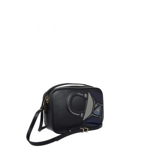 retro PATRIZIA PEPE BORSA A TRACOLLA IN PELLE