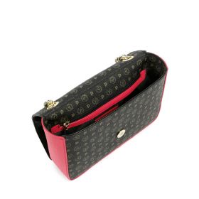 retro POLLINI MESSENGER CROSSBODY BAG 