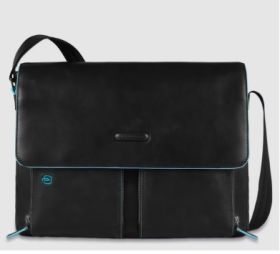 PIQUADRO MESSENGER BLUE SQUARE