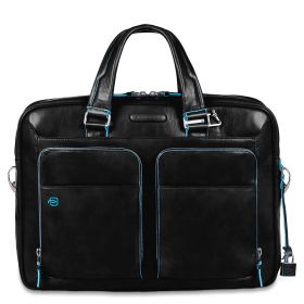 PIQUADRO BLUE SQUARE BRIEFCASE