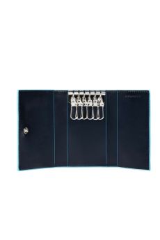 PIQUADRO BLUE SQUARE KEY HOLDER