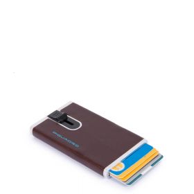 PIQUADRO BLUE SQUARE CARD HOLDER