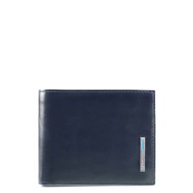 PIQUADRO Portacarte Uomo, Modello Blue Square RFID, In Pelle Marrone, Portafoglio Sottile Con Cerniera E Scomparto Per Monete - 3