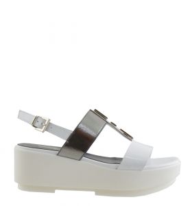 JEANNOT WEDGE SANDALS 