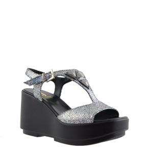 retro JEANNOT WEDGE SANDALS 