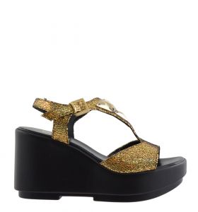 JEANNOT WEDGE SANDALS 
