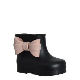 retro MINI MELISSA BOW RUBBER RAIN BOOTS