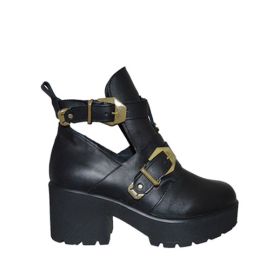 GISEL MOIRE ANKLE BOOTS