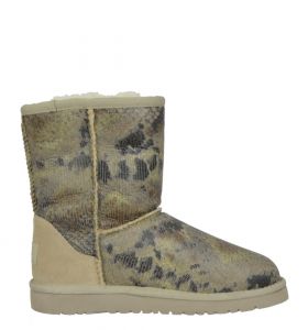 UGG AUSTRALIA CLASSIC SHORT SNAKE METAL 