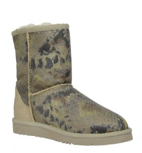 retro UGG AUSTRALIA CLASSIC SHORT SNAKE METAL 