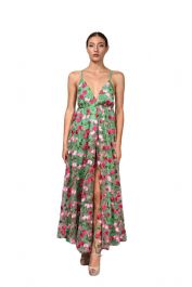 Francesca Conoci Abito Flora 2182GREEN Nuova Collezione P-E 2022 - Main Image